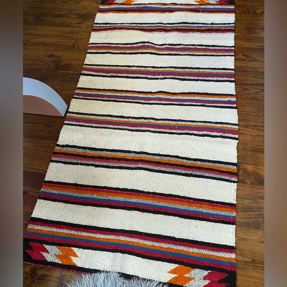 59”x30” vintage killim woven rug